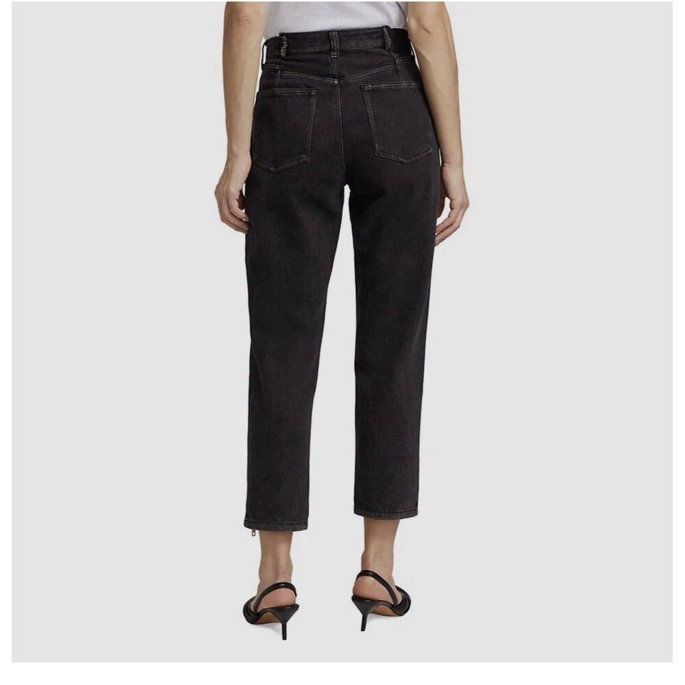 $395 3.1 Phillip Lim Women's Black High-Rise Zip Detail Jeans Pants Sz 0 (XS /S) - Picture 14 of 14